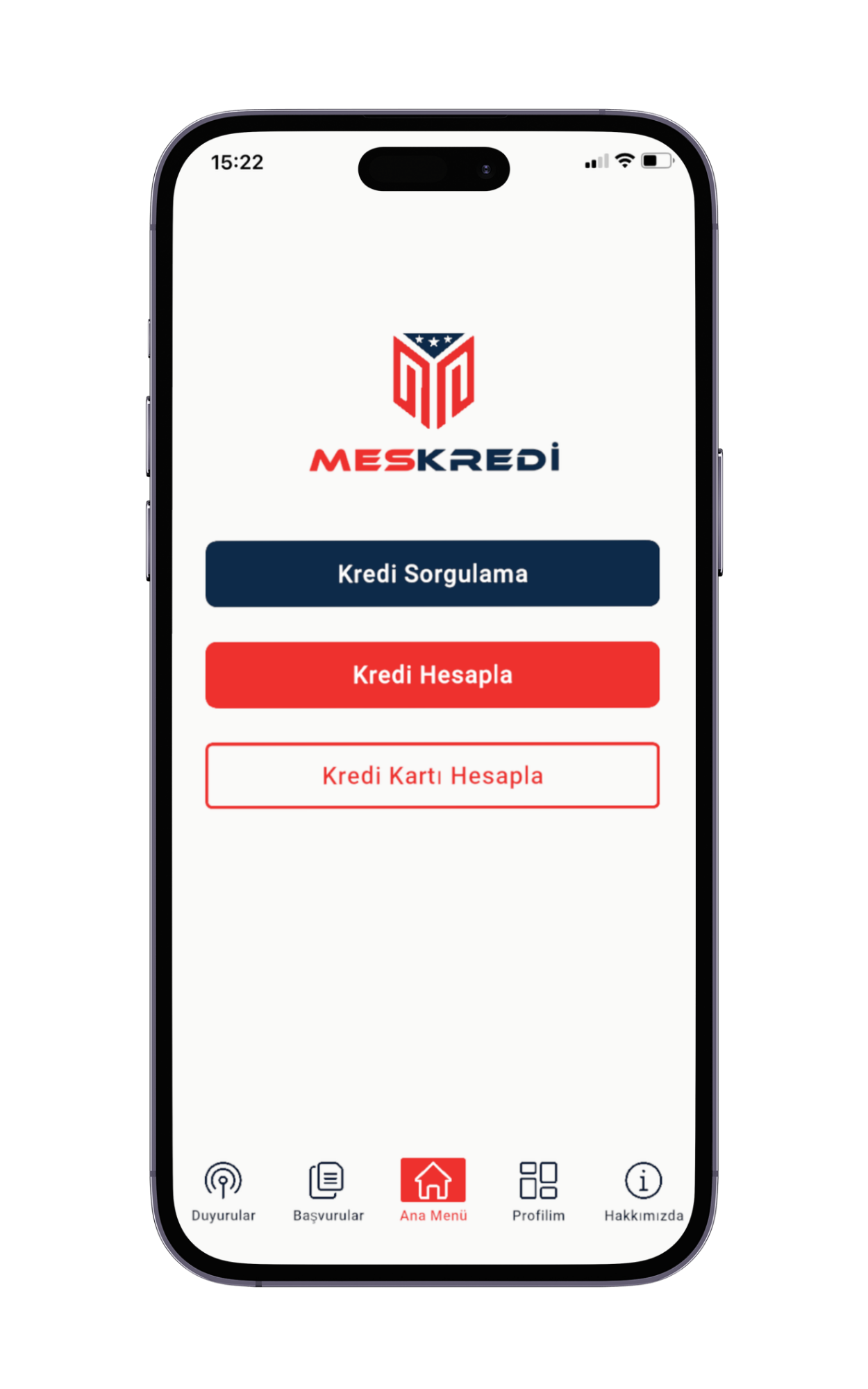 Mes Kredi İş Ortağım Mobil Uygulama Ekran Görüntüsü